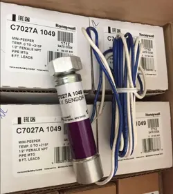 NEW HONEYWELL C7027A1049 FLAME DETECTOR SENSOR C7027A 1049 FAST FREE SHIPPING #
