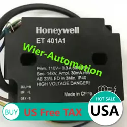 ET401A1 110V HONEYWELL IGNITION TRANSFORMER NEW IN BOX FAST DELIVERY US FREE TAX
