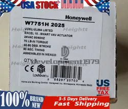 ONE NEW HONEYWELL SMART VAV ACTUATOR W7751H 2025 W7751H2025 US FREE TAX