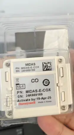 HONEYWELL   MIDAS-E-COX     CO GAS DETECTOR  BRAND NEW  DHL/FEDEX/UPS