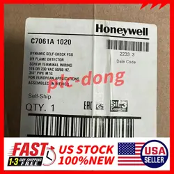 C7061A1020 HONEYWELL UV FLAME DETECTOR C7061A 1020 NEW IN BOX FREE DELIVERY