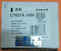 HONEYWELL C7027A1056 MINIPEEPER ULTRAVIOLET FLAME DETECTOR