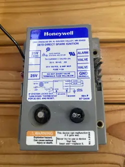 HONEYWELL S87D1012 S87D1012 DSI CONTROL 11 SEC. LOCKOUT,DUAL RO