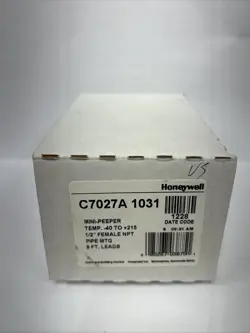 HONEYWELL C7027A 1031 MINI PEEPER ULTRAVIOLET FLAME DETECTOR SURPLUS