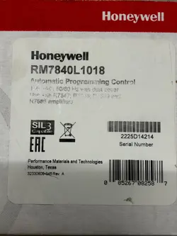 HONEYWELL RM7840L1018 AUTOMATIC PROGRAMMING CONTROL