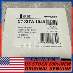 C7027A1049 FLAME DETECTOR SENSOR NEW SEALED HONEYWELL EXPEDITED SHIPPING