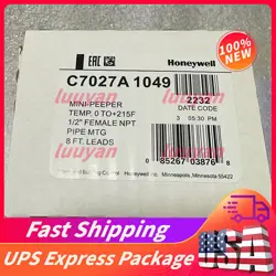 NEW SEALED C7027A1049 FLAME DETECTOR SENSOR HONEYWELL EXPEDITED SHIPPING