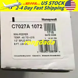 C7027A1072 BURNER FLAME SENSOR NEW SEALED HONEYWELL EXPEDITED SHIPPING
