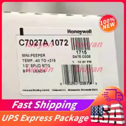 HONEYWELL C7027A1072 BURNER FLAME SENSOR NEW SEALED EXPEDITED SHIPPING