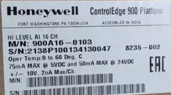 900A160103 NEW HONEYWELL 900A16-0103 ANALOG INPUT MODULE IN BOX