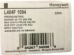 L404F 1094 PRESSURETROL