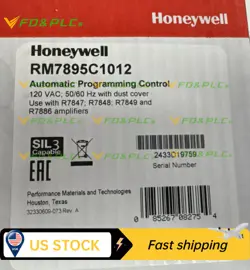 HONEYWELL RM7895C1012 BURNER CONTROL NEW RM7895C1012