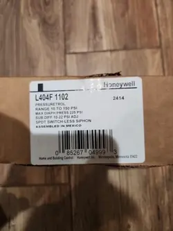 1PCS NEW HONEYWELL L404F1102 PRESSURE TROL SWITCH