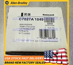 NEW SEALED HONEYWELL C7027A1049 FLAME DETECTOR SENSOR FREE SHIPPING