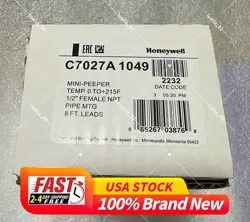 HONEYWELL C7027A1049 FLAME DETECTOR SENSOR NEW SEALED FREE SHIPPING