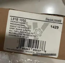 ONE NEW HONEYWELL L91B1050 PRESSURETROL CONTROLLER L91B 1050