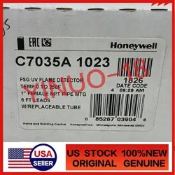 ONE HONEYWELL C7035A1023 FLAME DETECTOR SENSOR C7035A1023 FREE SHIPPING