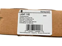 NEW HONEYWELL L404F 1102 PRESSURETROL SWITCH IN BOX / USA / FREE SHIPPING !