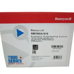 HONEYWELL RM7890A1015 BURNER CONTROL, RECTIFICATION FLAME AMPLIFIER, 120VAC
