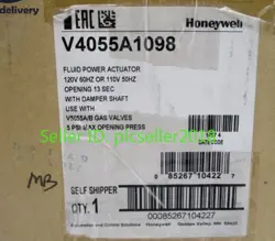 NEW HONEYWELL FLUID POWER GAS VALVE ACTUATOR V4055A1098 UPS OR FEDEX