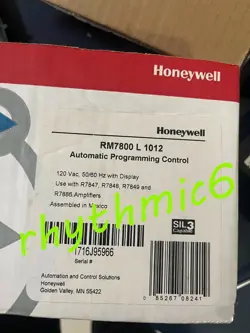 HONEYWELL RM7800L1012 BURNER CONTROL FAST