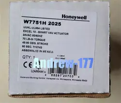 HONEYWELL SMART VAV ACTUATOR W7751H 2025 W7751H2025 NEW FEDEX OR DHL