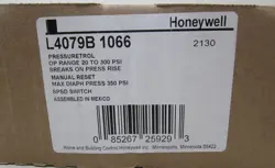 L4079B1066 NEW HONEYWELL L4079B 1066 PRESSURETROL FEDEX OR DHL