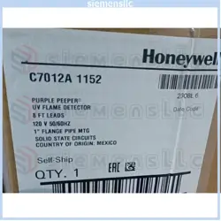 C7012A1152 HONEYWELL UV FLAME DETECTOR EXPEDITED SHIPPING UPS EXPRESS GQ