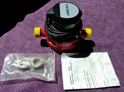 ELSTER 15 AMCO HONEYWELL METER OIL92140 OIL METER WITH REED PULSER HALF INCH