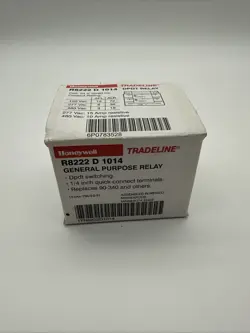RESIDEO HONEYWELL R8222D1014 12VA GENERAL PURPOSE RELAY W/ DPDT SWITCHING ACTION