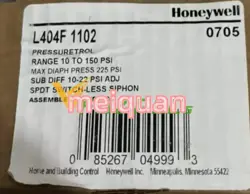 1-PIECE NEW HONEYWELL L404F1102 PRESSURE SWITCH FREE SHIPPING/-
