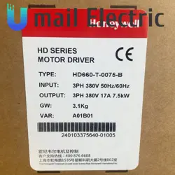 1PC BRAND NEW HONEYWELL HD660-T-0075-B 7.5KW 380V FREQUENCY CONVERTER