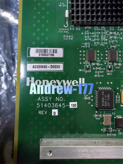 USED 51403645-100 HONEYWELL CONTROLLER MODULE CARD PARTS TESTED IN GOOD