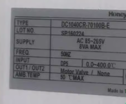 NEW HONEYWELL DC1040CR-70100B-E TEMPERATURE CONTROLLER
