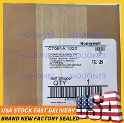 1PC NEW FACTORY SEALED HONEYWELL C7061A1020 UV FLAME DETECTOR FREE SHIPPING