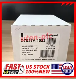 NEW SEALED HONEYWELL C7027A1023 FLAME DETECTOR SENSOR, FREE SHIPPING