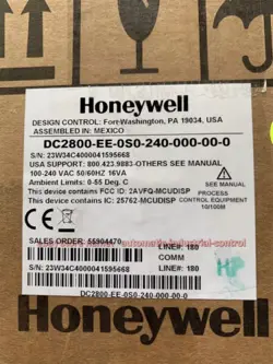 HONEYWELL DC2800-EE-0S0-240-000-00-0 NEW