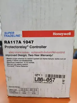 HONEYWELL RA117A1047 NEW IN BOX EXPEDITED SHIP