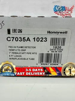 ONE HONEYWELL C7035A1023 FLAME DETECTOR SENSOR C7035A1023 EXPEDITED SHIPPING