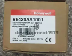 NEW ONE HONEYWELL VE420AA1001 SOLENOID GAS VALVES BURNER