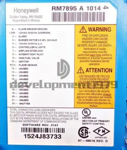 ONE NEW HONEYWELL RM7895A1014 BURNER CONTROL RM7895A 1014
