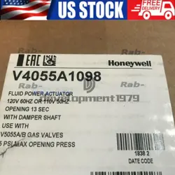 ONE NEW HONEYWELL V4055A1098 POWER GAS VALVE ACTUATOR V4055A 1098