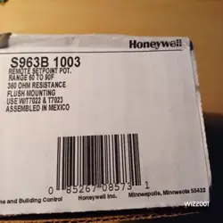 NEVER USED HONEYWELL