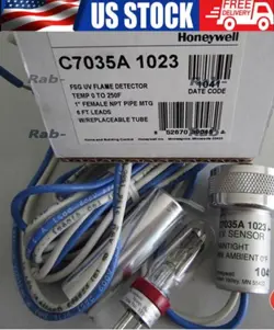 HONEYWELL C7035A 1023 BURNER FLAME SENSOR 1PC NEW EXPEDITED SHIPPING C7035A1023