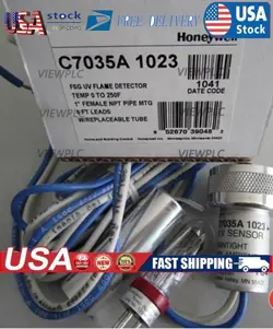 HONEYWELL C7035A 1023 BURNER FLAME SENSOR 1PC NEW EXPEDITED SHIPPING C7035A1023
