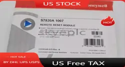 BRAND NEW HONEYWELL S7820A1007 1007 S7820A REMOST RESET MODULE FAST SHIPPING