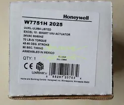 1PIECE NEW HONEYWELL SMART VAV ACTUATOR W7751H 2025 W7751H2025
