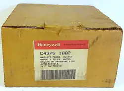HONEYWELL C437G-1002 GAS PRESSURE SWITCH