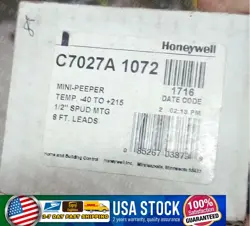 1PC BRAND NEW HONEYWELL C7027A1072 FLAME DETECTOR C7027A1072