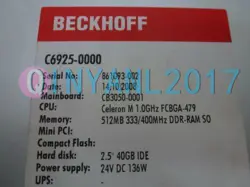 BECKHOFF C6925-0000 PLC